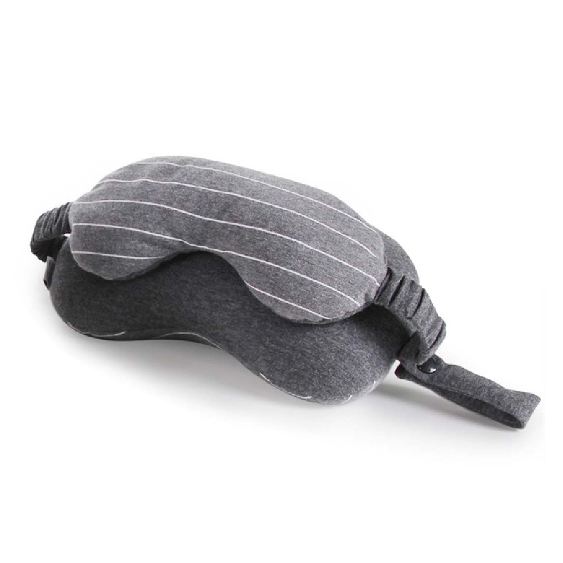 Stripe Microbead Filling Travel Neck Pillow