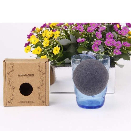 Half Ball Shape Cleaning Konjac Beauty Sponge