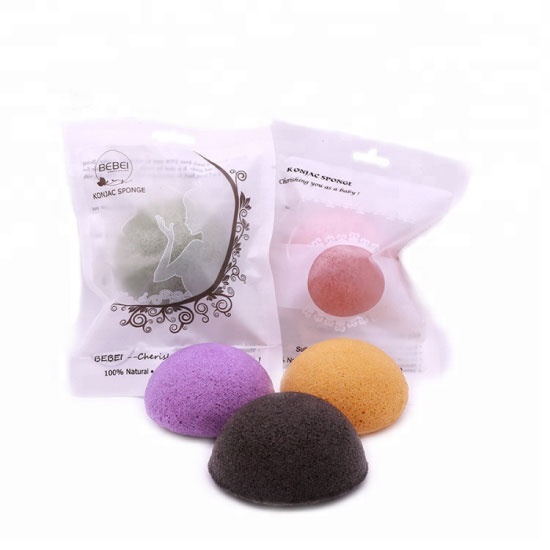 Half Ball Shape Cleaning Konjac Beauty Sponge