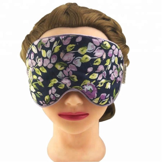 Custom Pattern Flower Satin Eyeshade