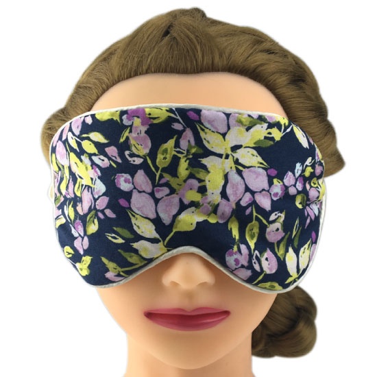 Custom Pattern Flower Satin Eyeshade