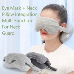 Stripe Microbead Filling Travel Neck Pillow