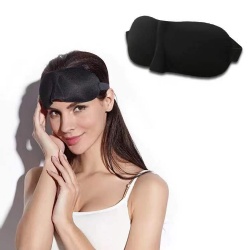 Memory Foam 3D Eye Mask With Nose Part