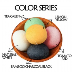 Half Ball Shape Cleaning Konjac Beauty Sponge