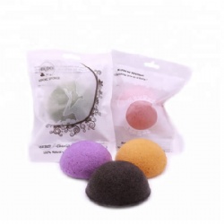 Half Ball Shape Cleaning Konjac Beauty Sponge