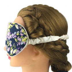 Custom Pattern Flower Satin Eyeshade