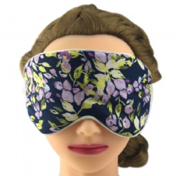 Custom Pattern Flower Satin Eyeshade
