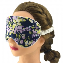 Custom Pattern Flower Satin Eyeshade